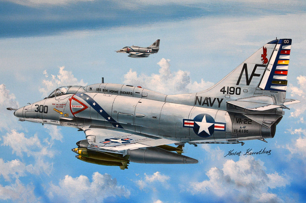 Hobby Boss Models 87255 1:72 Douglas A-4F Sky Hawk Military Aircraft Plane Kit