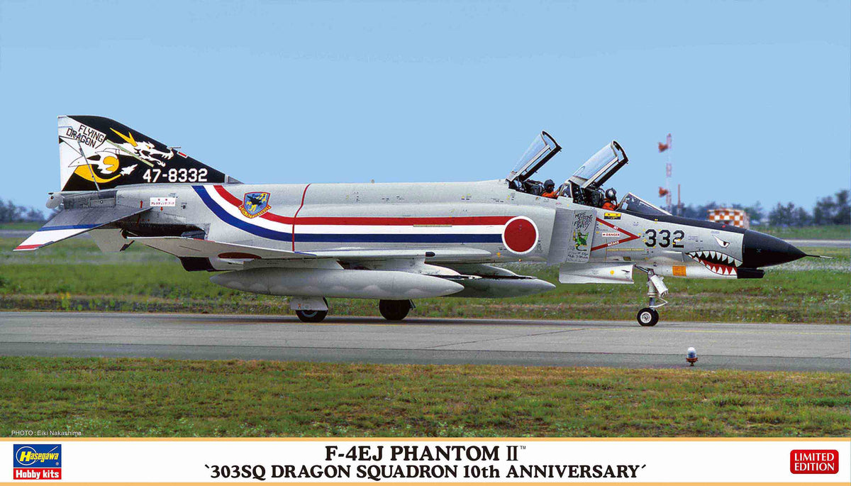 Hasegawa 02405 1:72 F-4EJ Phantom II 303SQ Dragon Sqn Military Plane Kit