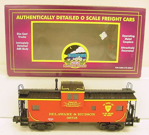 MTH 20-91029 O Scale Delaware & Hudson Extended Vision Caboose LN/Box