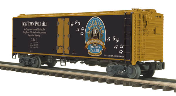 MTH 20-94232 O Gauge Dog Town Ale 40' Steel Sided Reefer #3841