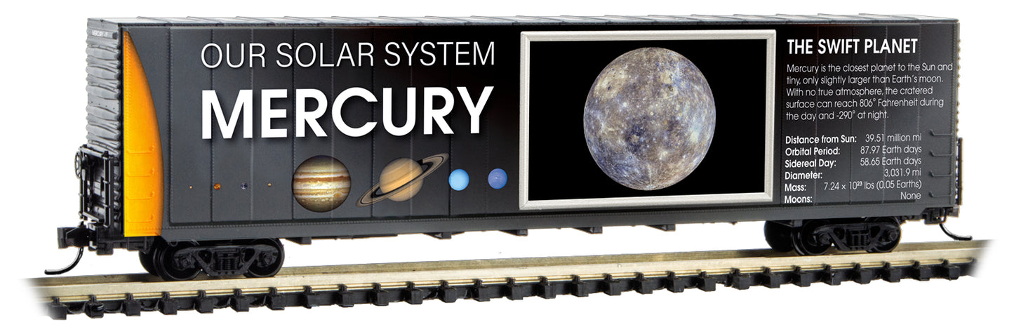 Micro-Trains 10202831 N Mercury 60' Double Plug Door Boxcar w/o Interior Light