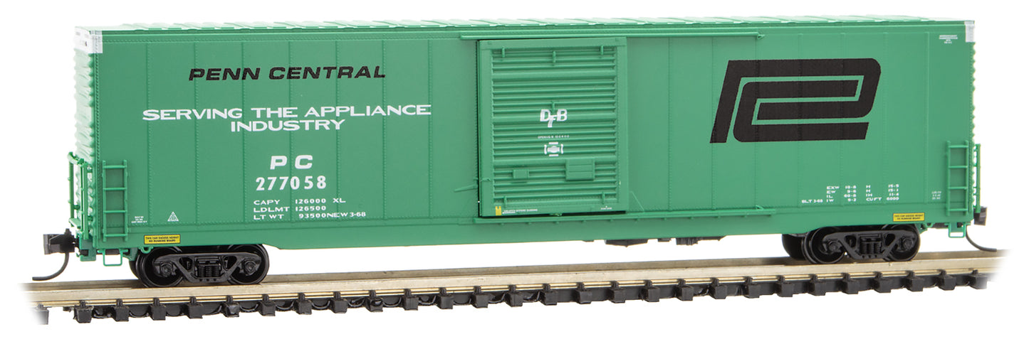 Micro-Trains 10400060 N Penn Central 36' Rivet Side Single Door Boxcar #277058