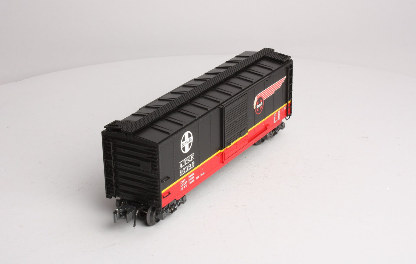K-Line K761-1051 O Gauge Santa Fe Black Boxcar #97199 LN/Box
