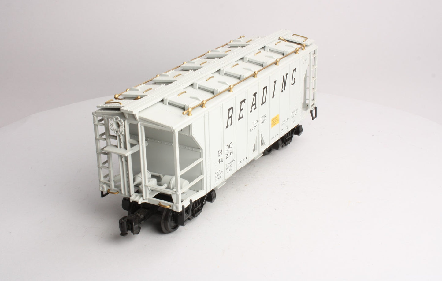 Aristo-Craft 41216 Reading 2-Bay Covered Hopper w/Plastic Wheels LN/Box