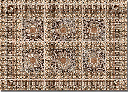 Busch 7414 Decor Shts Rustic Flgstne
