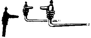Cal Scale 190-265 HO Scale Check Valves Vertical Brass