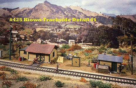 Campbell Scale Models 425 HO Kiowa Trackside Detail #1 Kit