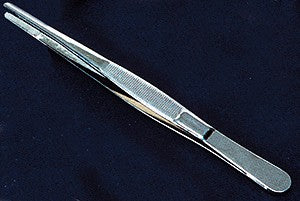 Mascot 512 6" Round Point Tweezers