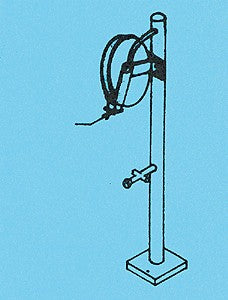 Details West 453 HO Scale Air Stand w/ Hose For Engine and Freight Car Shops