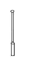 Evergreen Hill 643 HO Smoke Jack (Pack of 3)
