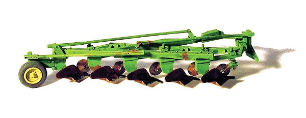 GHQ 60-010 HO Unpainted Green F145H 5-Bottom Plow Metal Kit