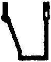 Tichy 3046 HO Angled Side/Bottom Mount Freight Car Stirrups (Pack of 10)
