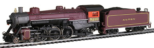 IHC 25005 HO Scale Chicago & Alton 4-6-2 Pacific Steam Locomotive
