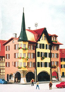 Kibri 6801 Z Scale 3 Townhouses "Biel" Building Kit