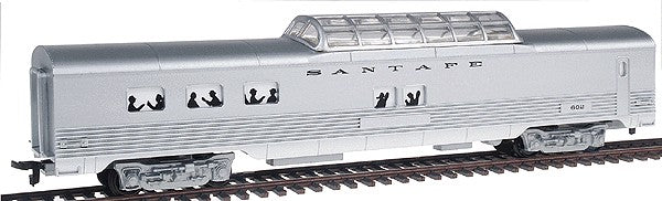 Life Like 8056 HO Santa Fe 60' Streamlined Diner Car w/ Interior Light