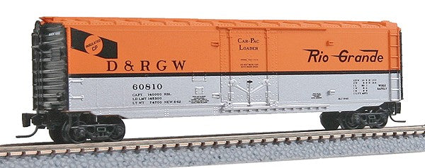 Micro-Trains 50700392 Z Denver & Rio Grande Western 50' Plug Door Box Car #60810 NIB