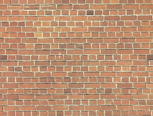Noch 57550 Carton Wall - Red Brick, 9x6"