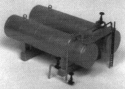 Plastruct 2014 N 2-1/2” x 3-1/2” x 1-1/2” Twin Horizontal Storage Oil Tank Kit