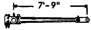 Precision Scale Company 31413 HO Scale Main Rod Wabash