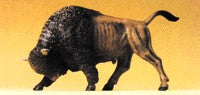 Preiser 47535 G Animals - Charging Buffalo Bull w/Head Down Figure