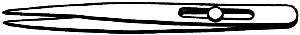 Zona 37-547 Tweezers slide lock 4.75"