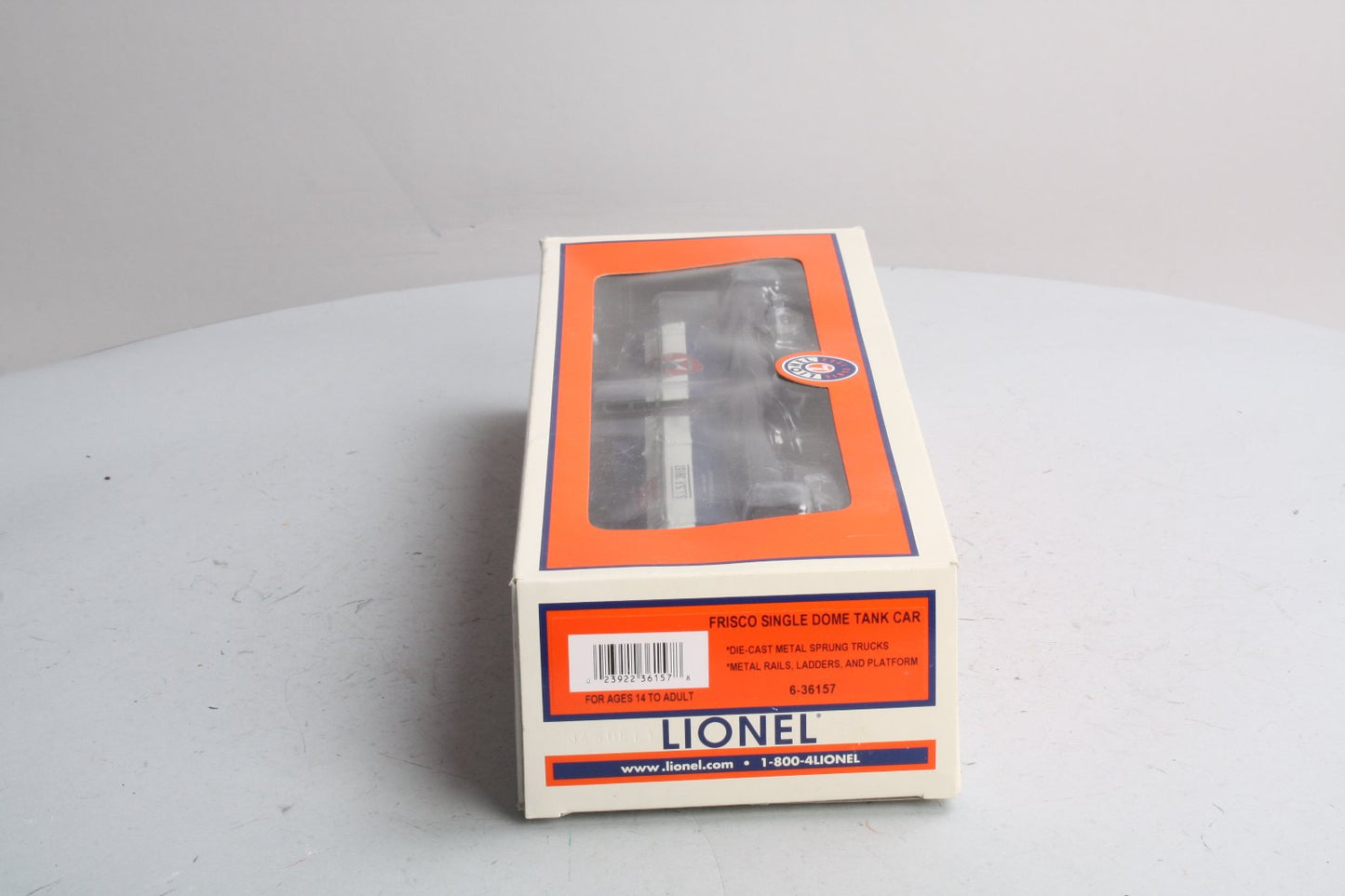 Lionel 6-36157 "O" Frisco Single Dome Tank Car LN/Box