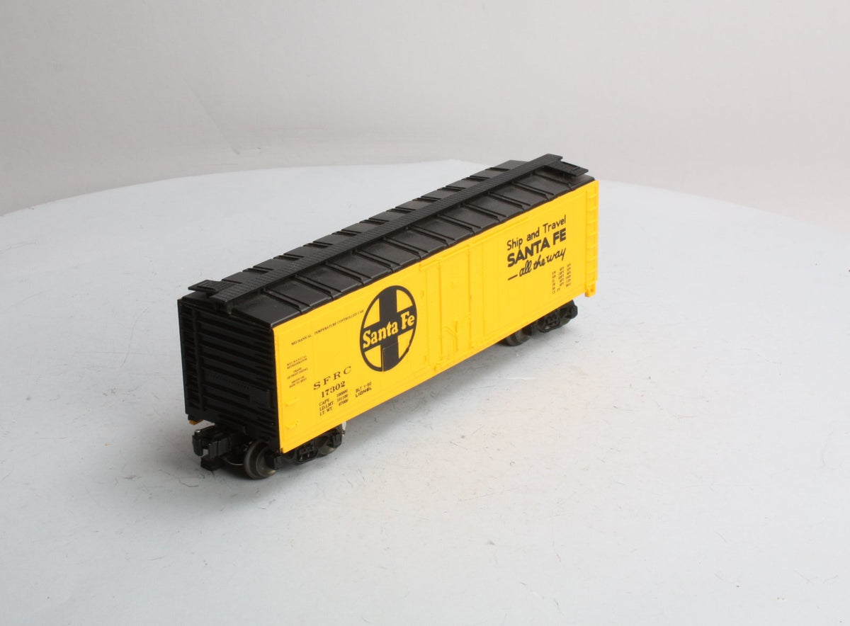 Lionel 6-17302 O Gauge Santa Fe Reefer w/ ETD LN/Box