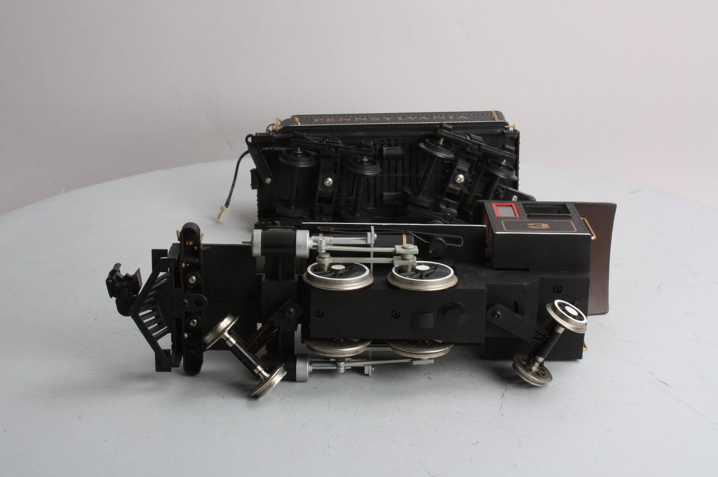 Bachmann 91114 G Gauge Pennsylvania Railroad 2-4-2 Steam Locomotive & Tender #3 VG/Box