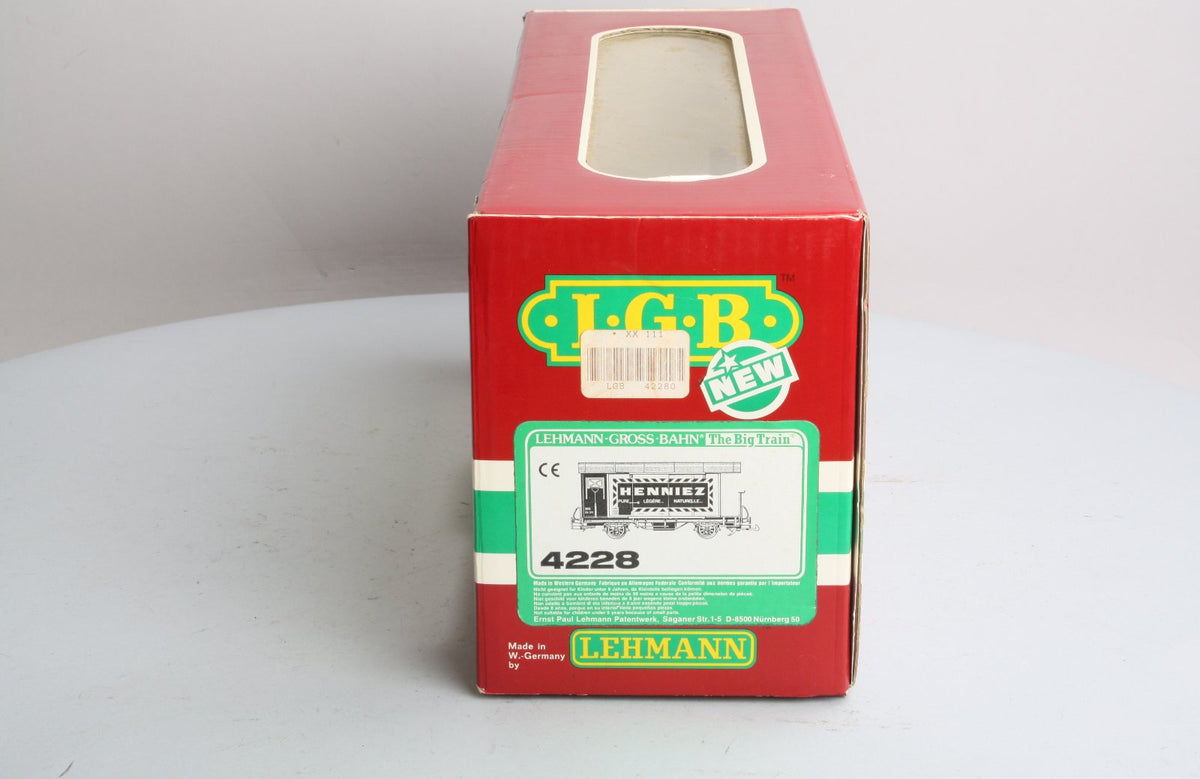 LGB 4228 G Scale Henniez Boxcar EX/Box