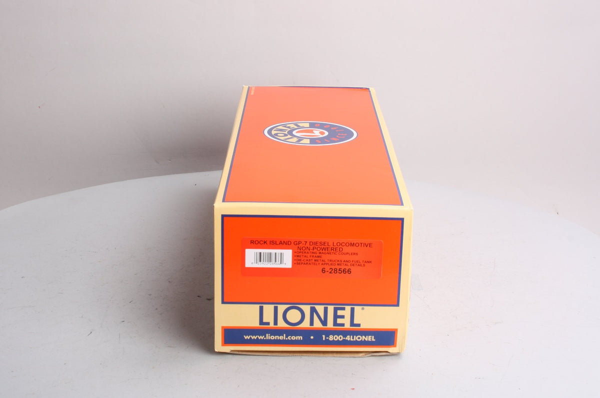 Lionel 6-28566 O Gauge Rock Island GP-7 Non-Powered Diesel Locomotive #1266 LN/Box