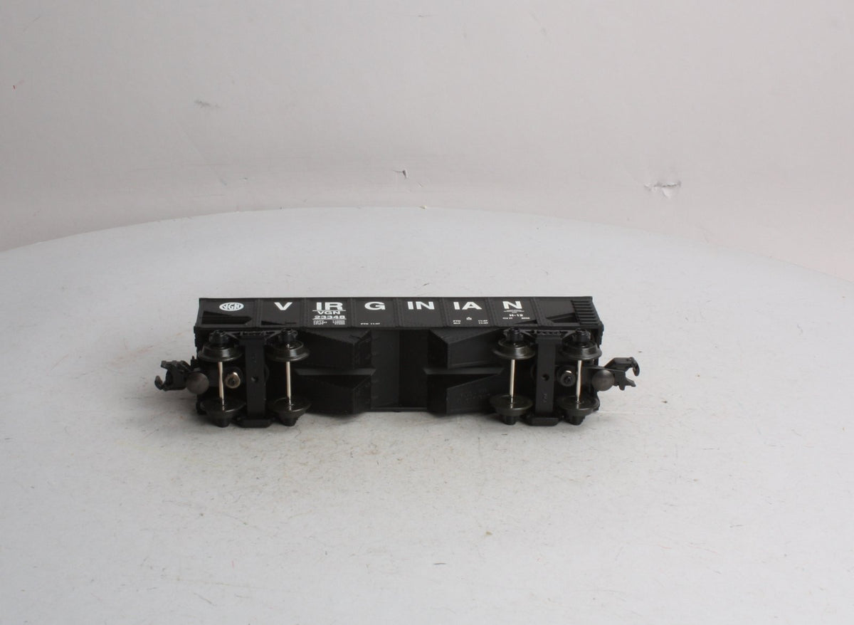 Industrial Rail 4001 O Gauge Virginian O27 Hopper Car w/ Coal Load #23348 LN