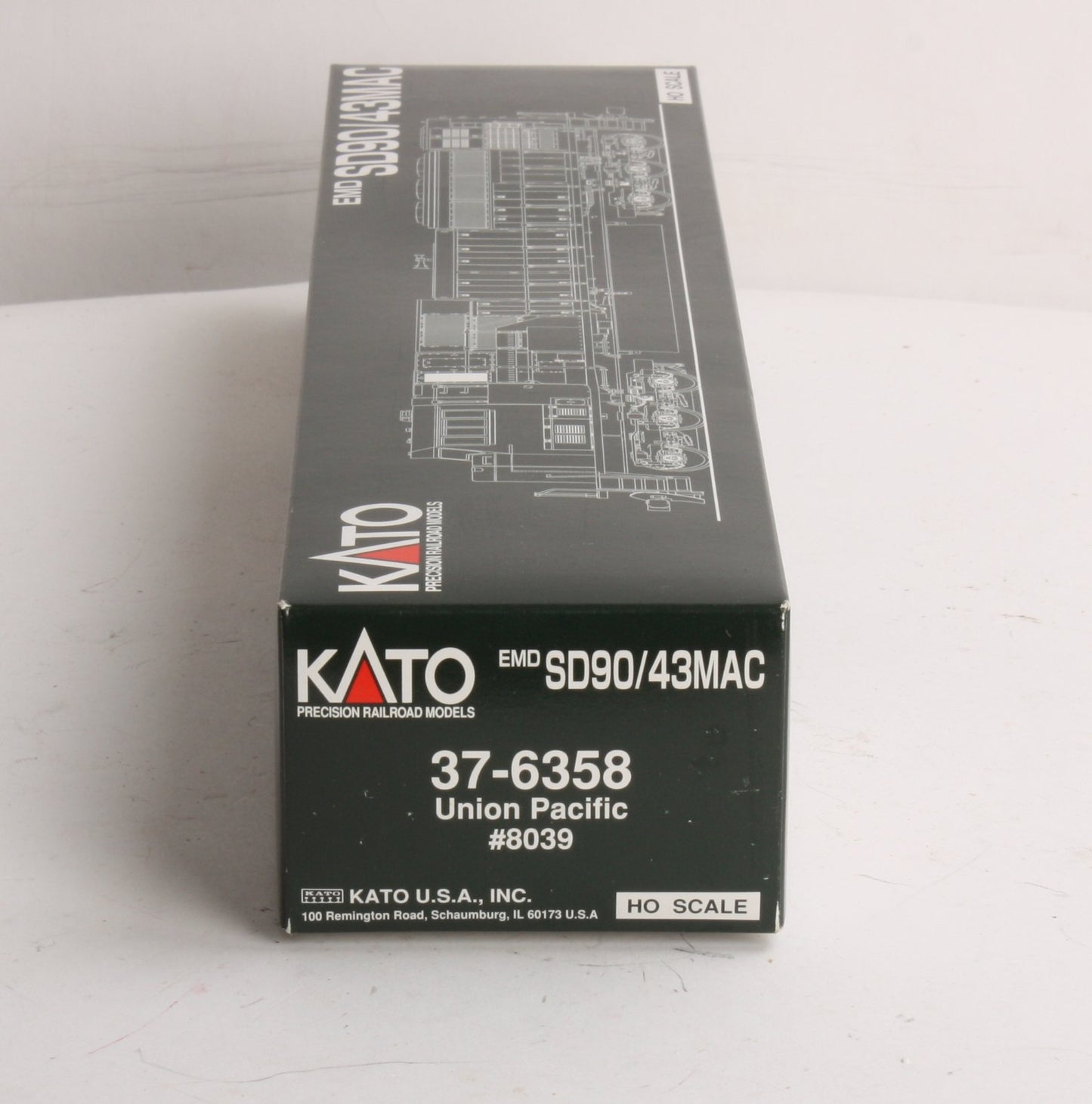 Kato 37-6358 HO Scale Union Pacific SD90/43MAC Diesel Locomotive #8039 LN/Box
