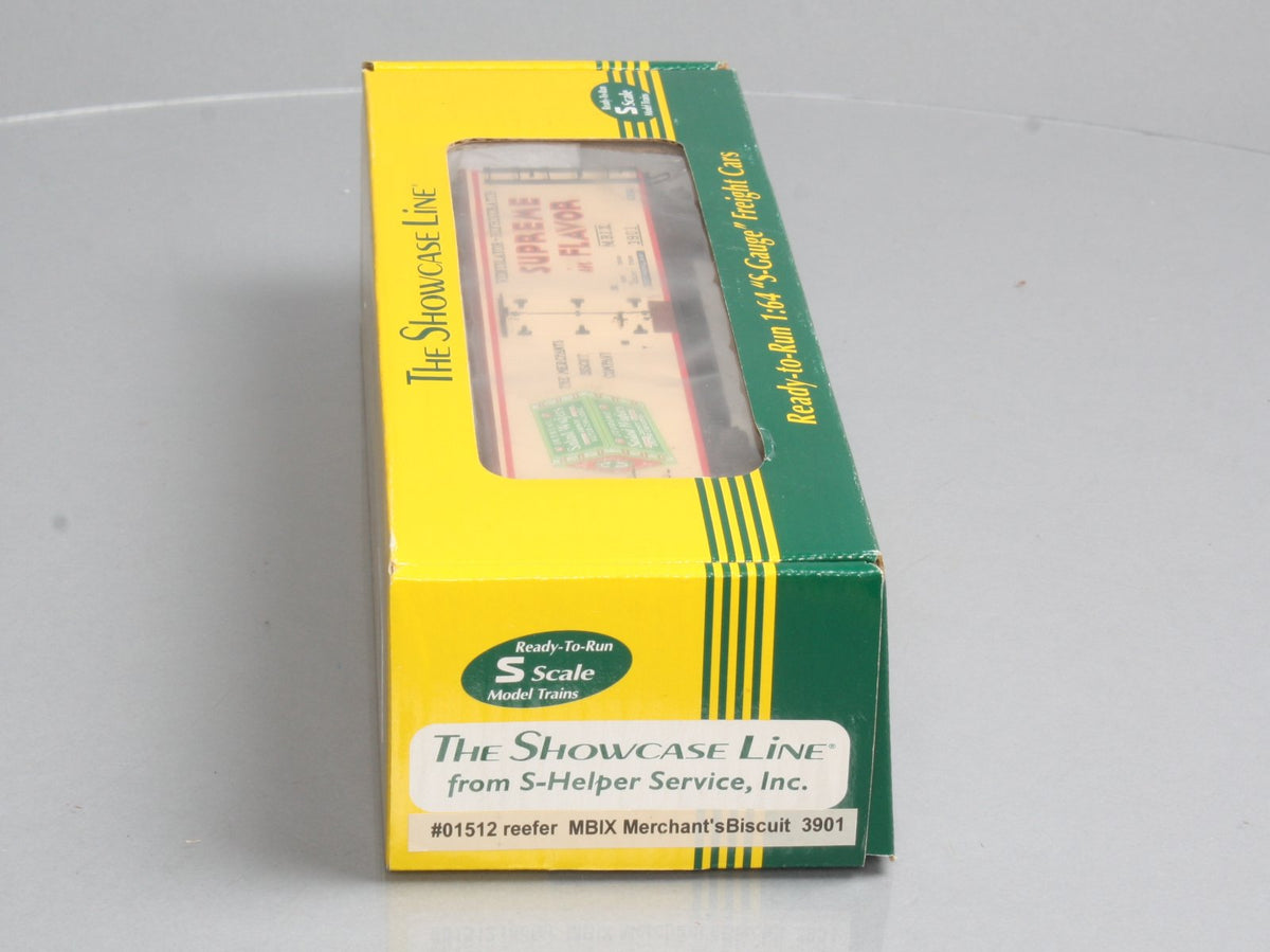 S-Helper Service 01512 S Gauge Merchant's Biscuit MBIX Reefer #3901 LN/Box