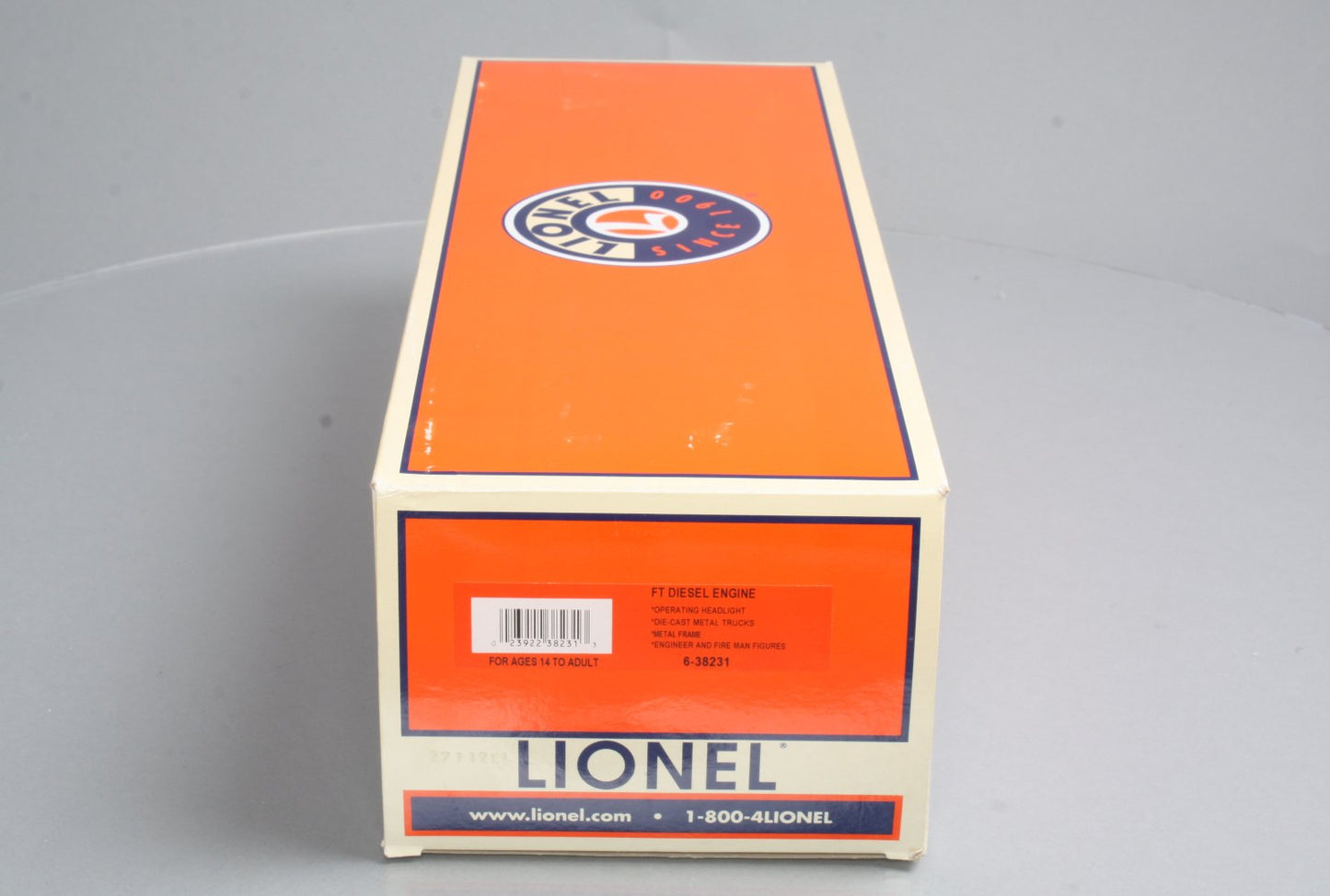 Lionel 6-38231 O Gauge Santa Fe FT Diesel Locomotive w/ Railsounds #162 LN/Box