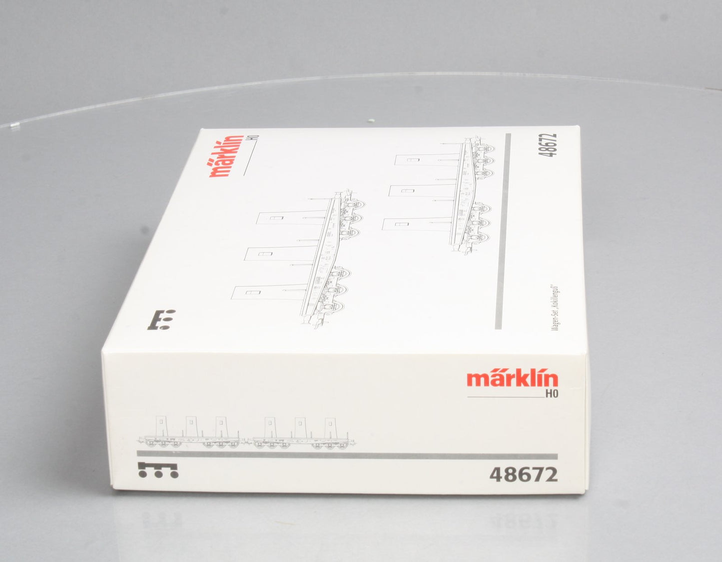Marklin 48672 HO Scale DB Heavy Duty Flatcar Set LN/Box