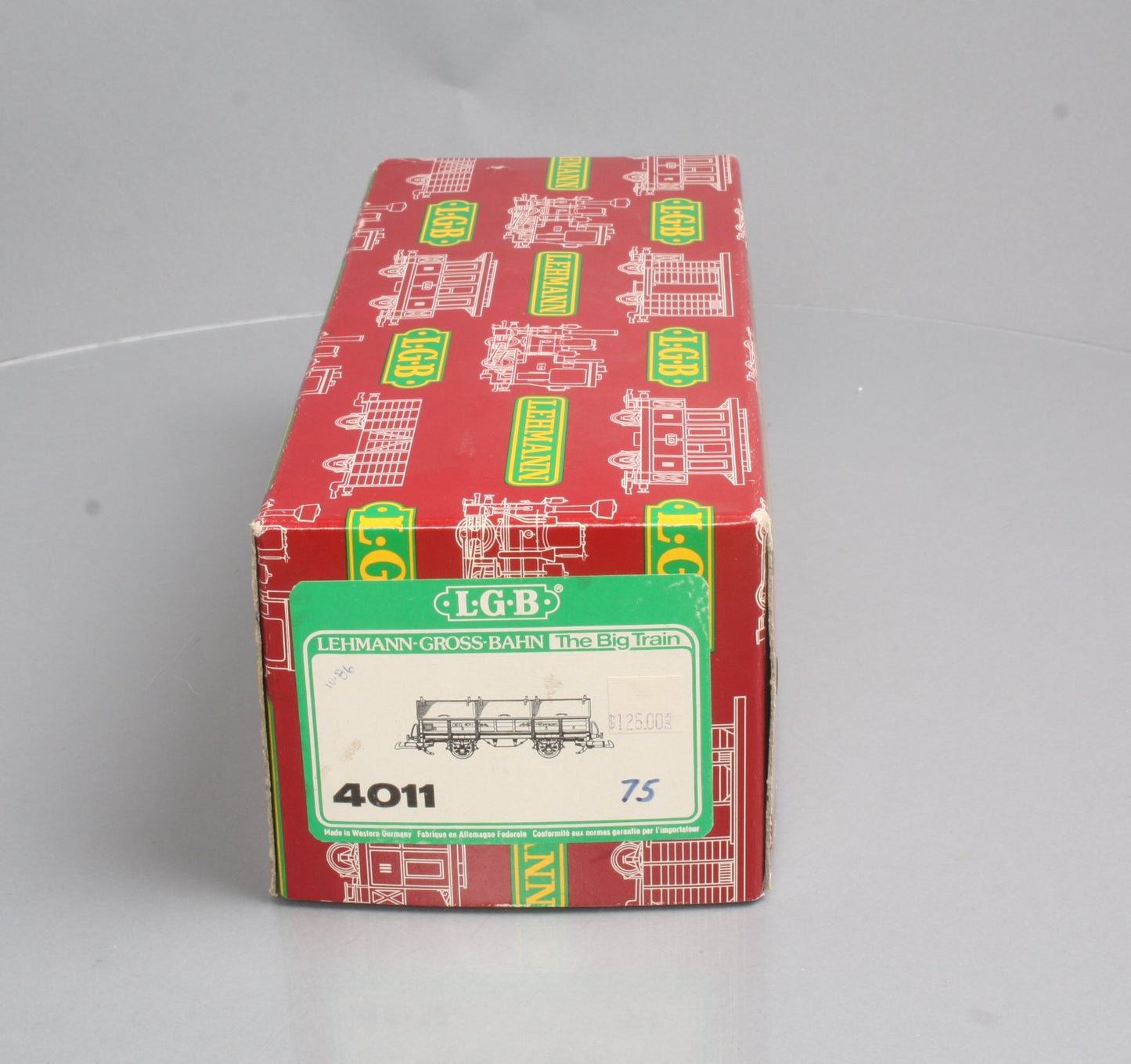 LGB 4011 G Scale OEG Low-Side Gondola w/ Covers EX/Box