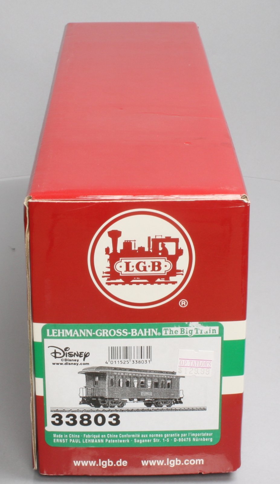 LGB 33803 G Scale Disneyland Railroad "Lilly Belle" Passenger Car