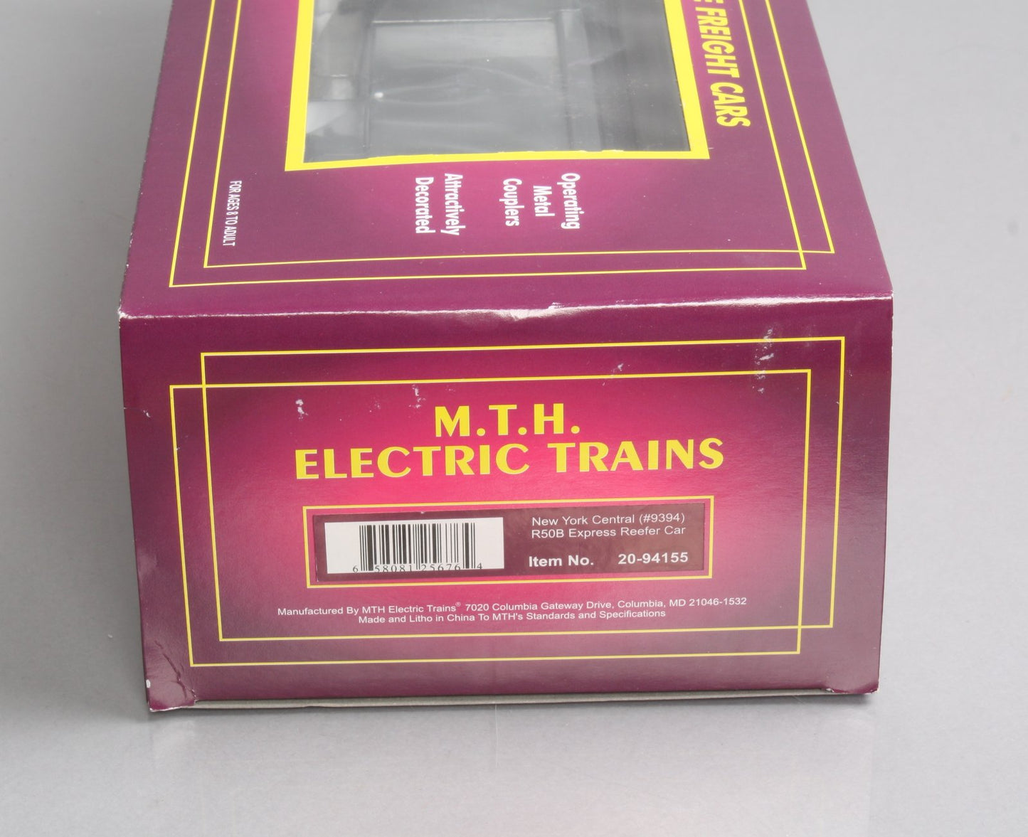 MTH 20-94155 O New York Central R50B Express Reefer Car #9394