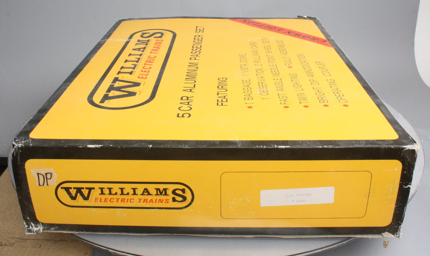 Williams 2610 Canadian Pacific Striped 5-Car Aluminum Passenger Set LN/Box