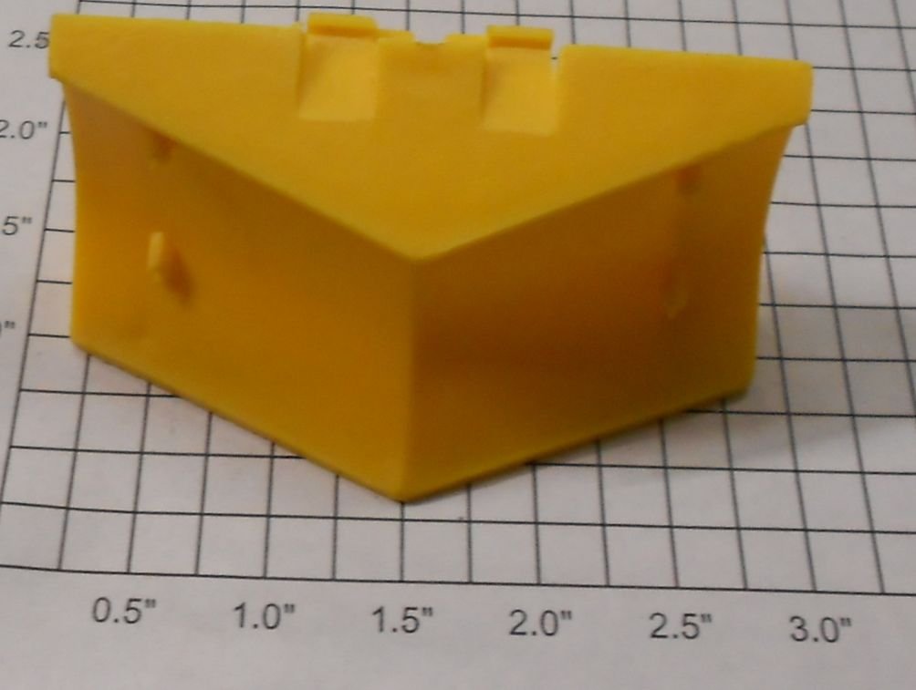 Lionel 53-10 Yellow Plastic Snowplow