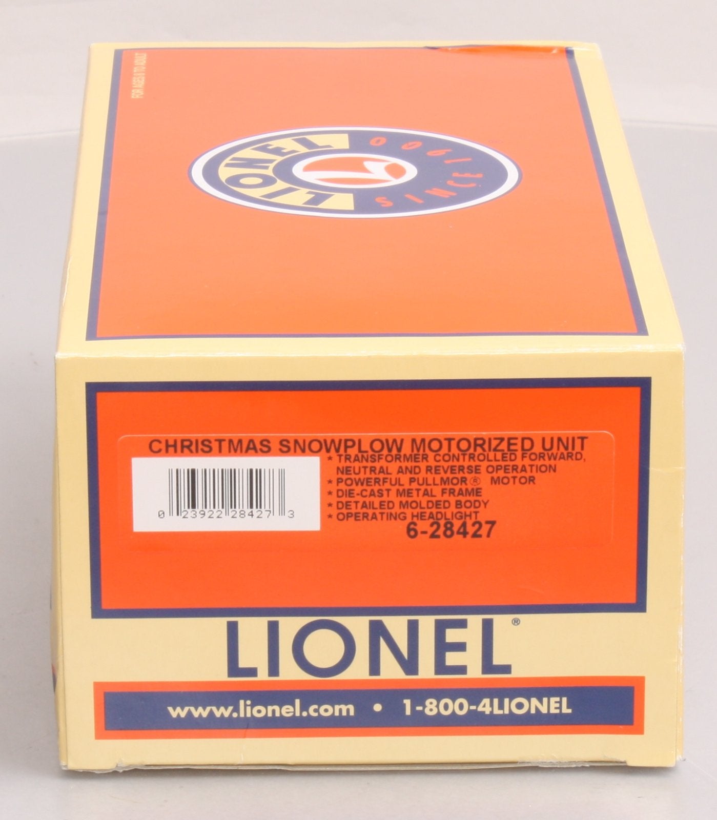 Lionel 6-28427 O Christmas Snowplow Motorized Unit LN/Box