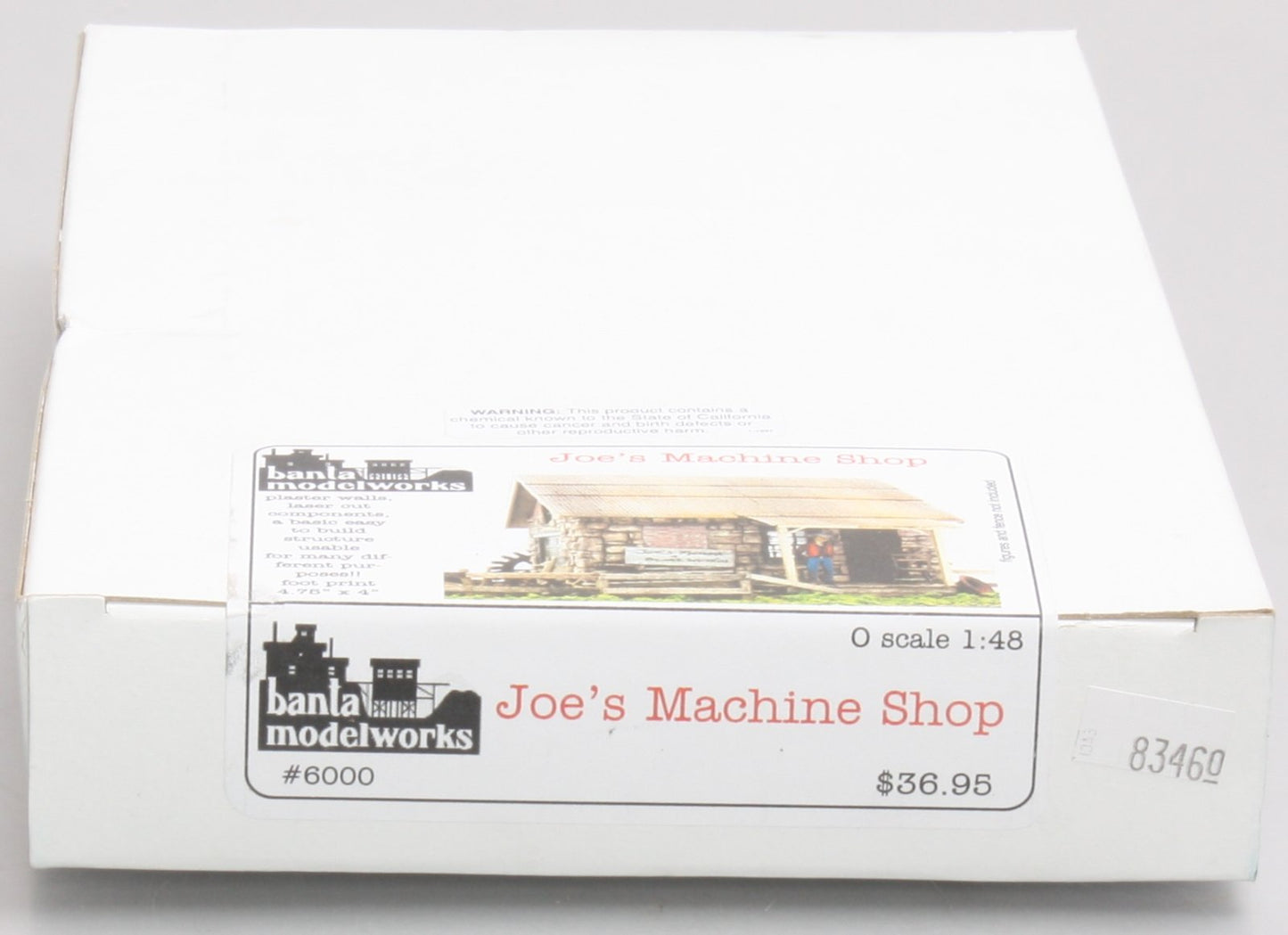 Banta Model Works 6000 O Scale Joe's Machine Shop Kit