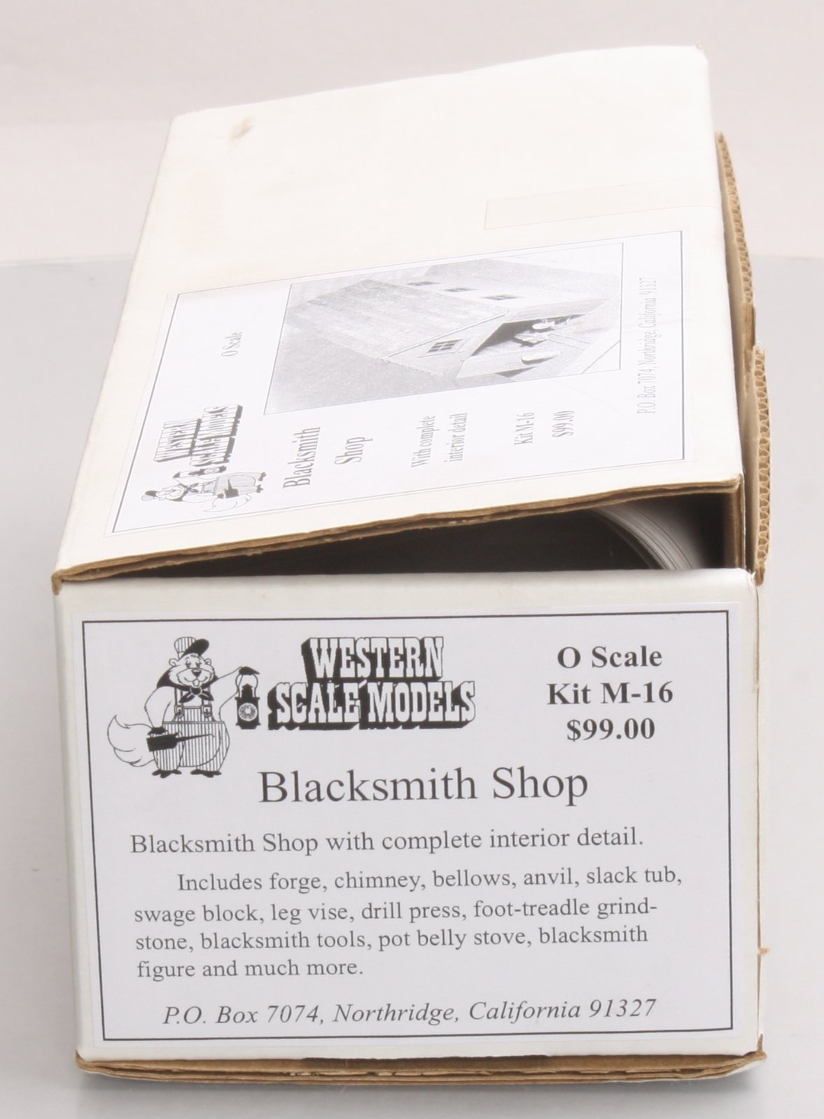 Western Scale Models M-16 O Scale Blacksmith Shop Kit