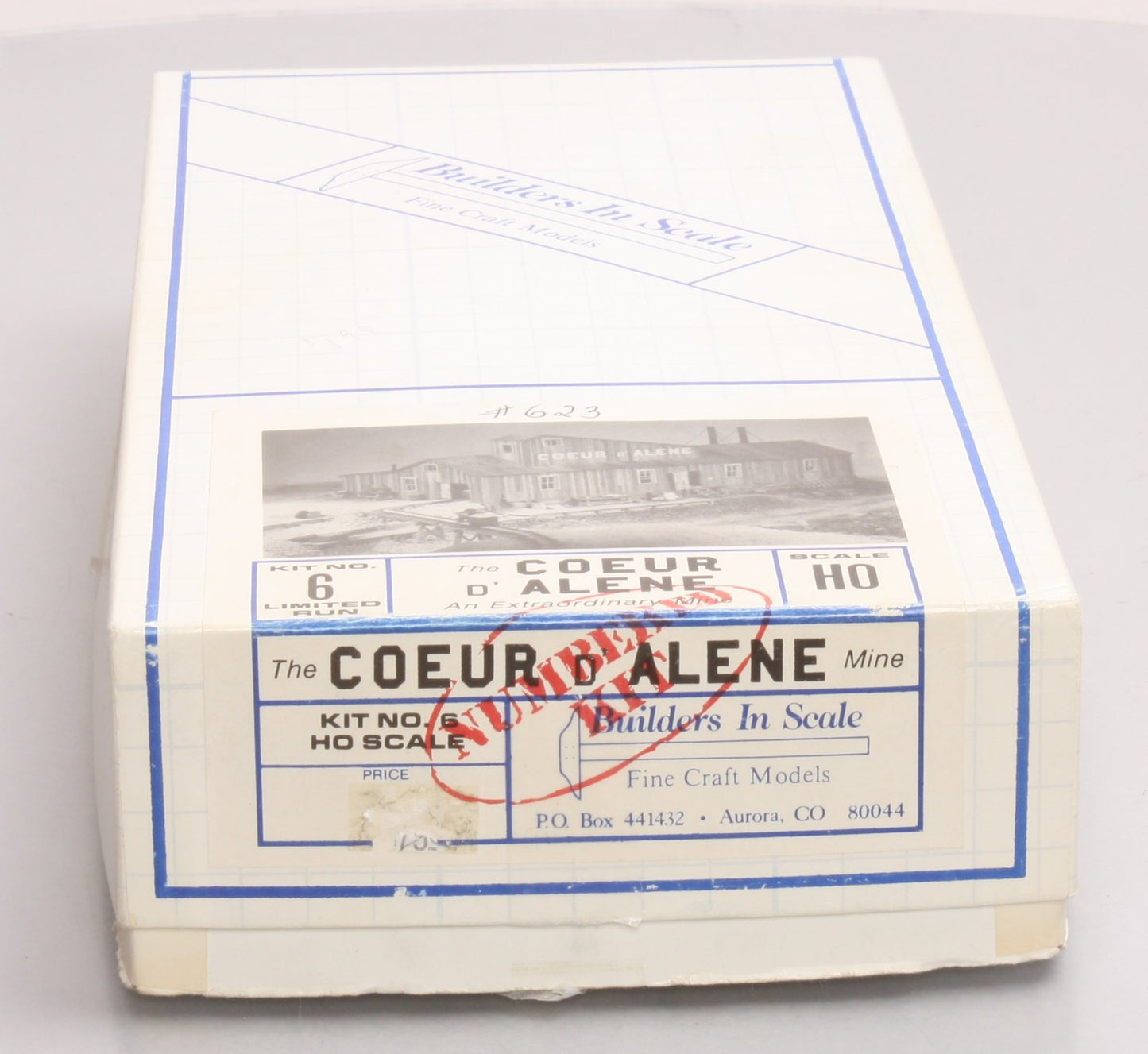 Builders-in-Scale #6 HO Scale Coeur D' Alene Mine Building Kit LN/Box