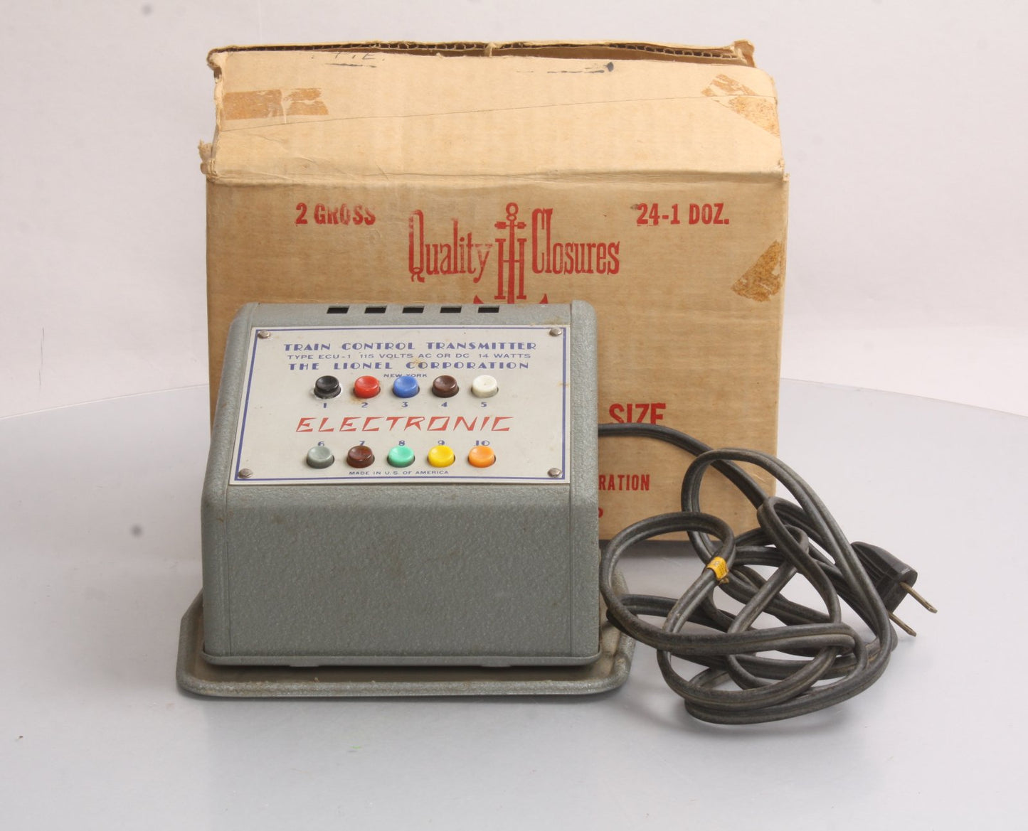 Lionel ECU-1 Vintage O Train Control Transmitter 115 Volts