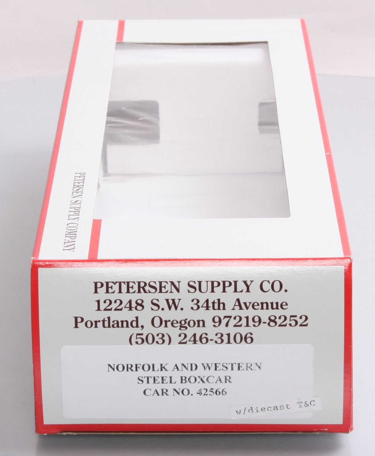 Petersen N&W Steel Boxcar #42566 - 3 Rail EX/Box