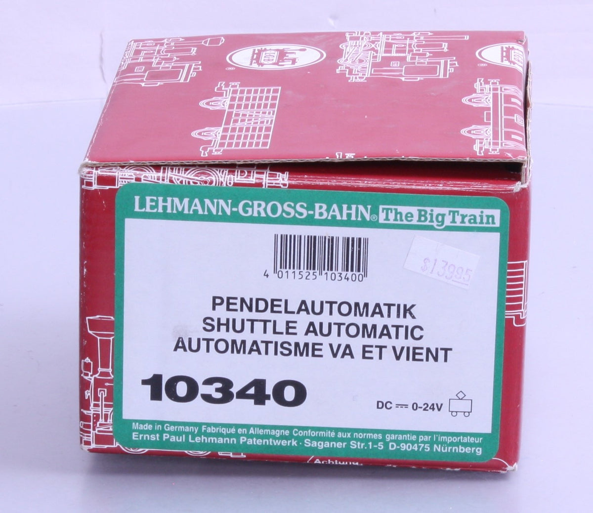 LGB 10340 G Scale Automatic Reversing Unit LN/Box