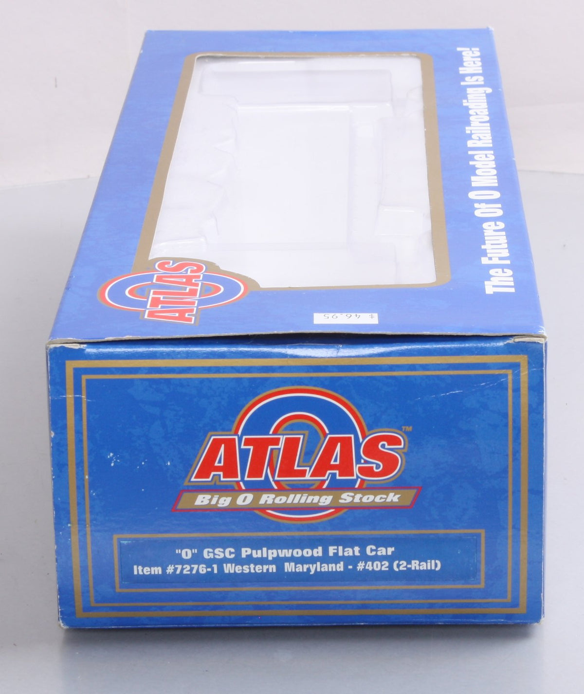 Atlas 7276-1 Western Maryland GSC Pulpwood Flatcar #402 - 2 Rail LN/Box