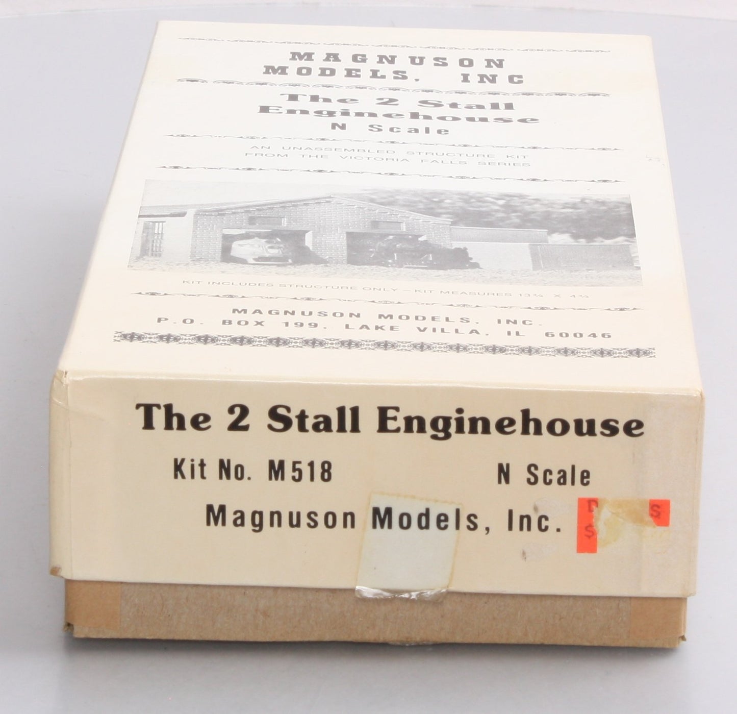 Magnuson Models M518 N Scale 2-Stall Engine House Kit