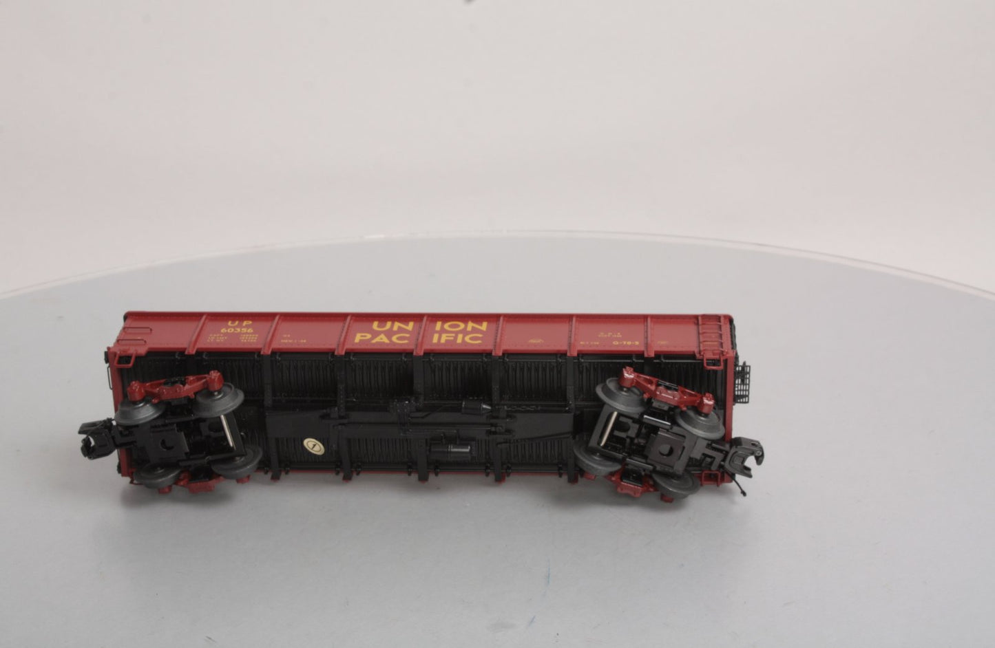 MTH 20-98935 O Gauge Union Pacific 55 Ton All Steel Drop-Bottom Gondola #60356